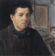 Diego Rivera Self-Portrait oil